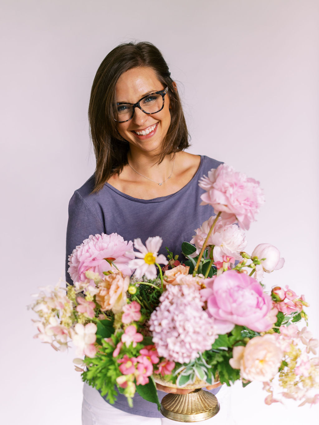 Kelsea Vaughan of Touch of Whimsy Design and Coordination attends the 2019 Team Flower Workshop in Chambersburg Pennsylvania 