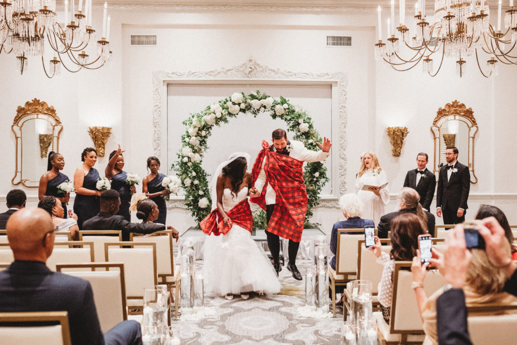 Luxury wedding at The St. Anthony Hotel planned by Touch of Whimsy Design & Coordination and photographed by Ashley Medrano Photography