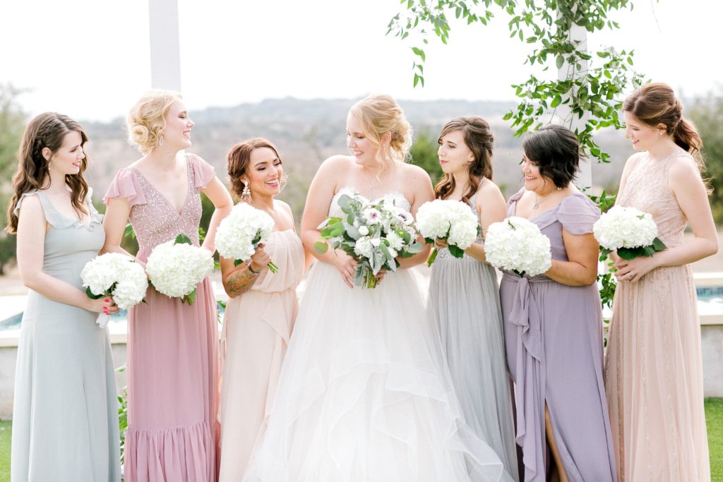 Are you looking for the perfect bridesmaids dresses? Check out our blog post on letsgetwhimsical.com for all the inside scoop. | Touch of Whimsy Design & Coordination | www.letsgetwhimsical.com