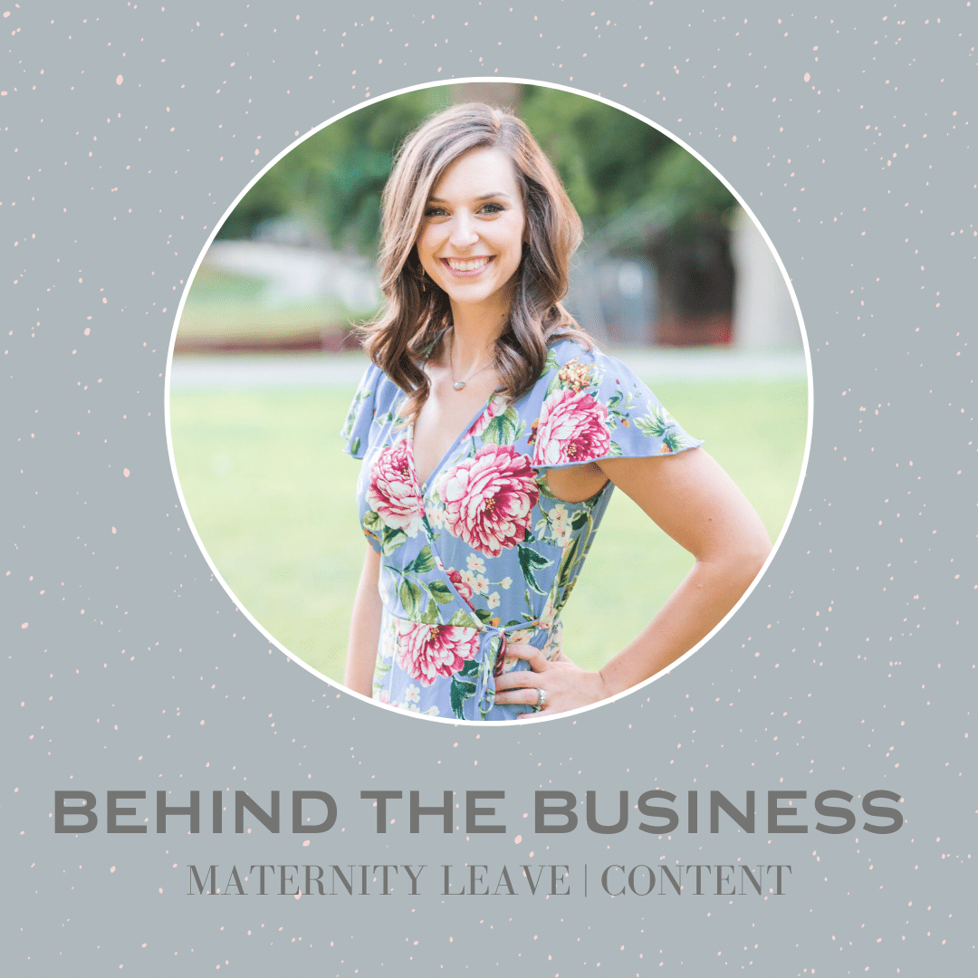 Planning for Maternity Leave Part 3